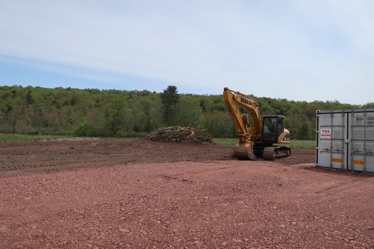 In May of 2023 the land at the four corners in Fosterdale was cleared.